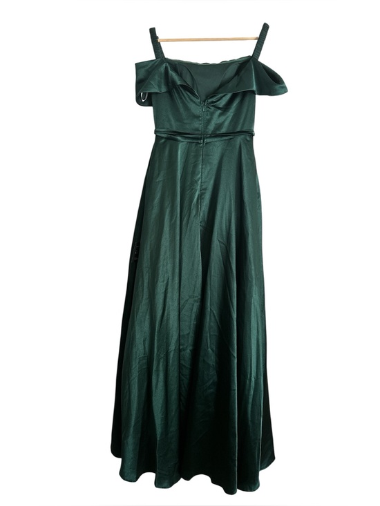 Lulus Dresses & Skirts - Lulus Hunter Green Floor Length Gown NWT